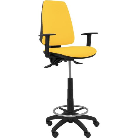 Sgabello Elche Piqueras y Crespo 00B10RN Giallo PVC