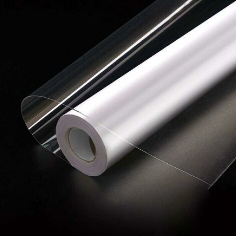 Transparent Papier Adhesif pour Cuisine 30X300cm Mur Porte Meuble Stickers Decoratif Vinyle Rouleau Autocollants Imperméable -
