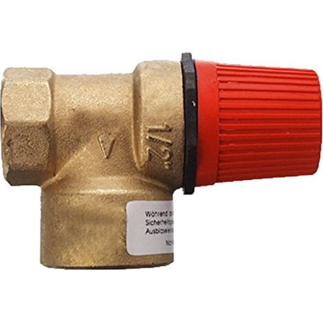 Cornat T593713 - Valvola di sicurezza 1/2 3 bar