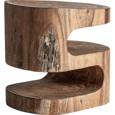 Table basse ethnique en bois de suar finition naturelle marron - Marron naturel bois de suar (1/5)