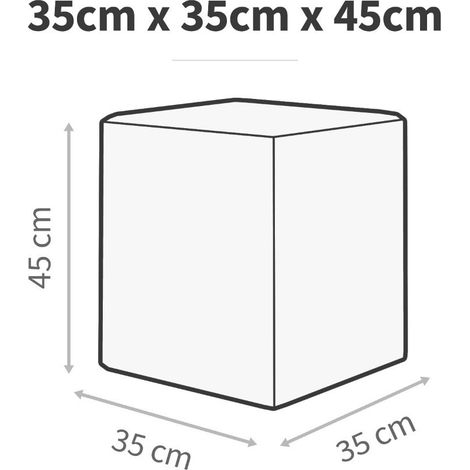 Pouf Cube Similicuir Marron 1 UNITÉ Marron