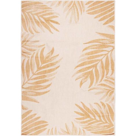 Teenpull – Outdoor-Teppich Flachgewebe 160x230 cm Blattmuster (1/5)