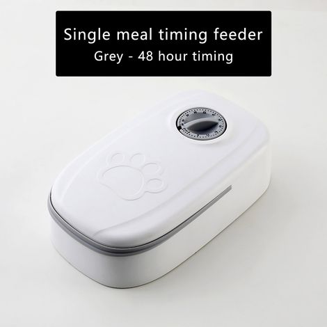 Distributeur Automatique Pour Animaux - 350 ml - Minuterie 48 Heures - Pour Nourriture Sèche Ou Semi-humide - 1 Unité (1/3)