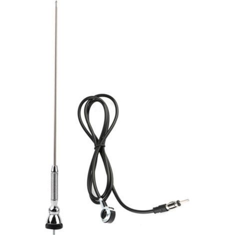 Yosoo Autoantenne, 47 cm (18,5 Zoll), universell für Dach und Kotflügel, AM/FM-Empfang, 180° schwenkbar, Komplettantenne für Oldtimer, Halloween-, Black Friday- und Cyber-Angebote