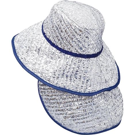 Cappello da pesca a tesa larga in lamina di alluminio, traspirante e pieghevole, con protezione UV. (1/5)