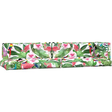 Coussin d'extérieur，Coussins de palette lot de 5 multicolore tissu CFW597908 (1/5)