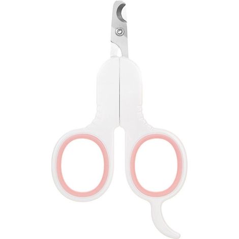 Coupe-ongles pour chat, coupe-griffes pour chat, coupe-griffes professionnel, coupe-ongles, accessoires de nettoyage et de toilettage en acier inoxydable, tête coudée - rose 73127.19mm une pièce