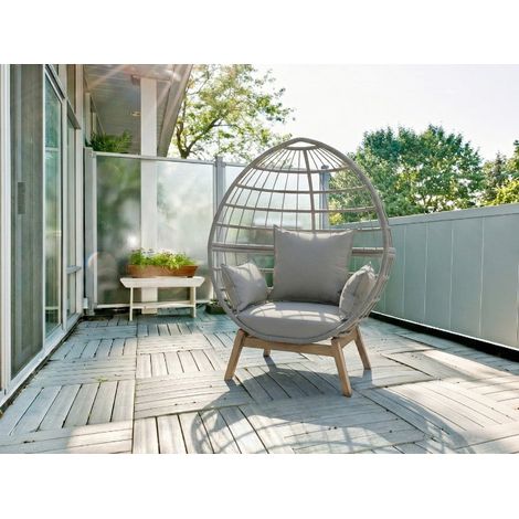 Primaster Loungesessel Stahl Salo inkl. Kissen Gartensessel (1/3)
