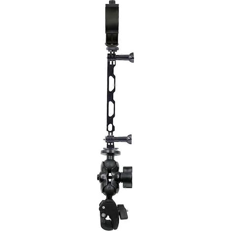 Support Universel pour Miroir Rétroviseur Moto Vélo - Tige Selfie Courte (1/4)