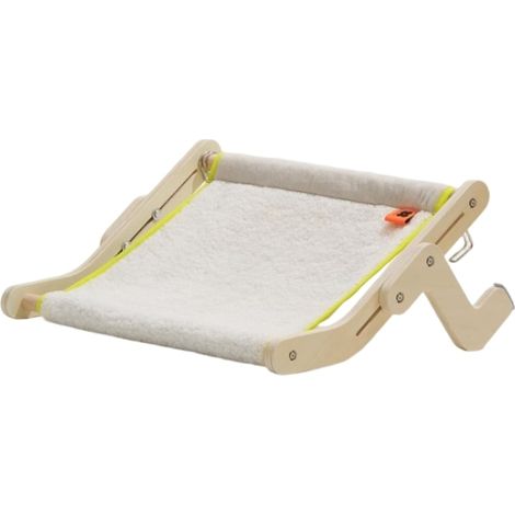 Hamac Chat Fenetre Perchoir de fenêtre lit pour Chat Facile a Monter Jusqu'à 18kg (Yellow/Grey) (1/5)