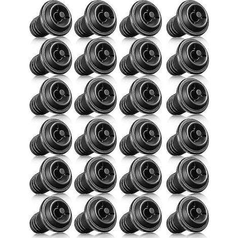 24 Pieces Wine Stopper Resealable Wine Pump Vacuum Stoppers Vacuum Wine Stopper Reusable Wine Saver