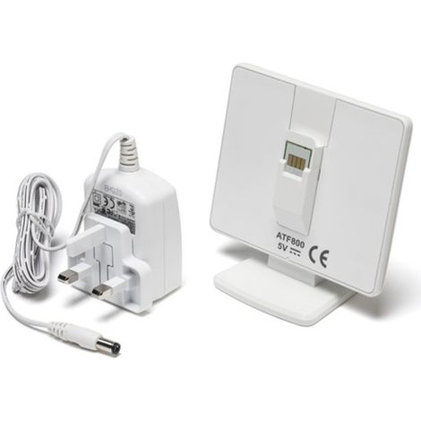 Resideo Soporte de mesa evohome con fuente de alimentación enchufable, blanco, ATF800