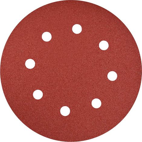 Carta vetrata per disco forato 190mm P180 (confezione da 100 pz.) /Carta vetrata per gesso/ (100/1000) (1/2)