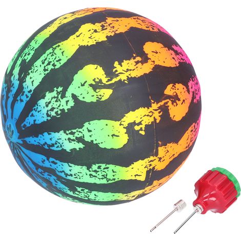 Ballon d'eau pastèque gonflable pour piscine, jeu de plage été, balle PVC pour fêtes (1/5)