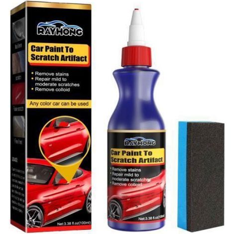 Scratch Repair Wax for Car, Car Scratch Remover, Professional Car Paint Deep Scratch Repair Agent, Car Polish Scratch Care, ( BAUME (1/4)