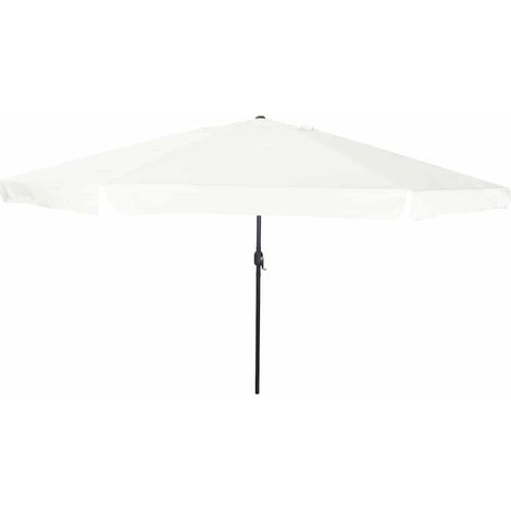 Garten-Sonnenschirm Sand 394 x 394 x 248 cm Polyester und Stahl