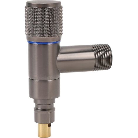 Waschmaschinenschlauchanschluss Messing G1/2 Zoll DN15 Außengewinde Einlass G3/8 Zoll Auslass Automatische Abschaltung Einzelkaltwasser