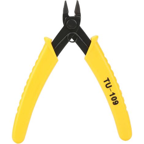 Pince Diagonale de Coupe Latérale de Câble électrique de 5 Pouces, Outil de Coupe de Fil en Acier au Chrome Vanadium pour Pincer et Couper de Précision (TU-109) (1/5)