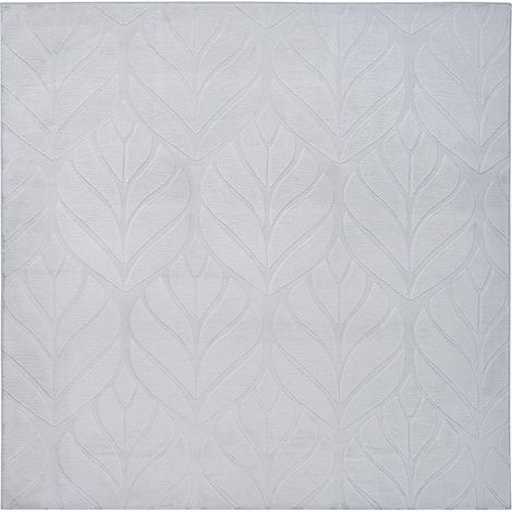 Kunstfellteppich MITCHELL Hellgrau 160 x 160 cm (1/5)