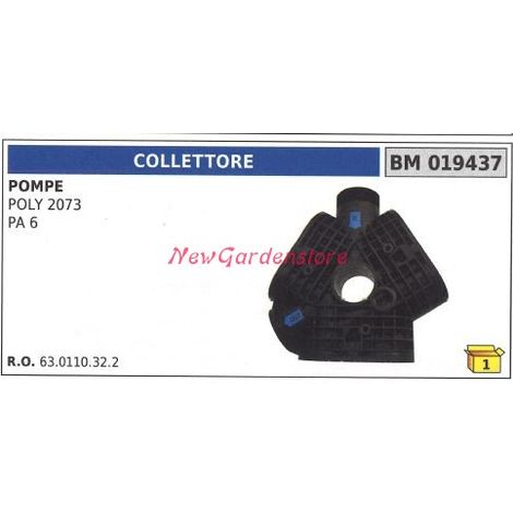 Colector UNIVERSAL Bomba Bertolini POLY 2073 PA 6 019437