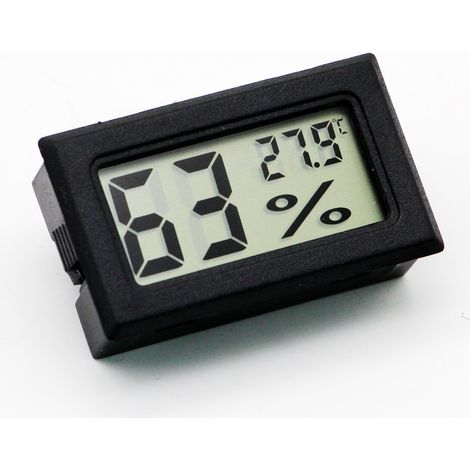 Digital LCD Thermomètre Hygromètre pour Aquarium, 2Pièces, Moniteur de Température pour Aquarium, Reptiles, Volaille Incubateur Oi-FRIS