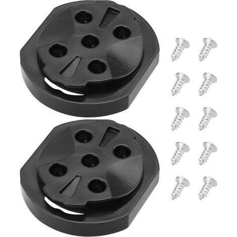 set di staffe per ciclocomputer，staffa per cronometro，base di montaggio sella maschio fissa，nero(1) (1/3)