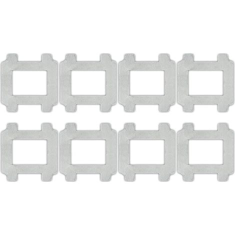 (8 pièces) W2S Tampons de Rechange pour Robot Lave-vitres ECOVACS Winbot W2S/ W2S Omni, lingettes lavables, W2S Omni Tampon de Rechange (1/5)