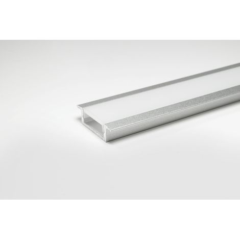 L&S LED Leuchtenprofil London 24,5x7 Einbau Aluminium EV1 L:3080 mm (1/4)
