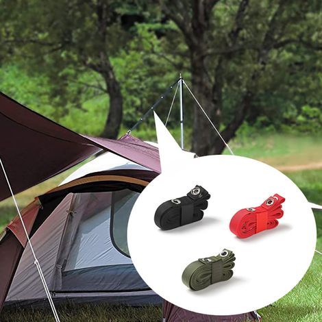 Sangle Élastique Anti-Glisse pour Tente, Caravane et Camping-Car - Support d'Équipement Extérieur et Accroche-Sac
