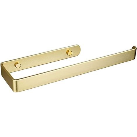Handtuchhalter aus Aluminium fürs Badezimmer. Goldener Handtuchhalter. Badezimmerregale. (1/4)