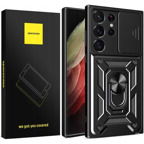 Funda Spacecase Camring para Galaxy S23 Ultra negra (1/5)