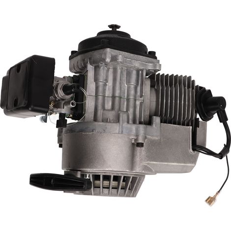 49 cm³ 2-Takt-Motor mit Seilzugstarter, leistungsstarker Hochleistungsmotor für Minibikes, Pitbikes, Quads und ATVs. (1/5)