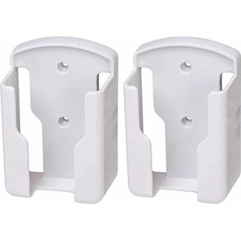 Télécommande, télécommande porte TV, climatiseur universel mural boîte de rangement pour télécommande, matériau durable blanc, set de 2 (1/3)