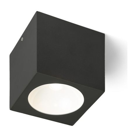 Lampada plafoniera SENZA SQ da soffitto bianco vetro trasparente 230V LED 6W IP65  3000K
