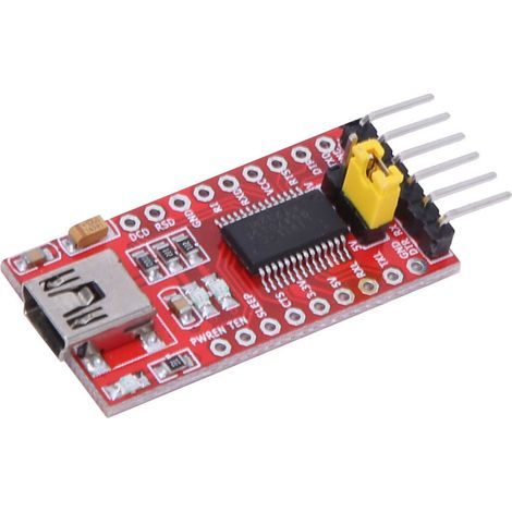 Module adaptateur convertisseur mini USB 2.0 vers port série TTL FT232RL 3,3 V/5 V (1/5)
