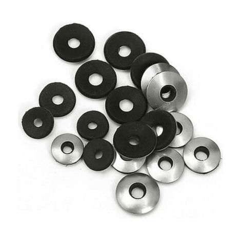 Rondelles d'étanchéité avec Joint Néoprène EPDM Pour Vis Auto-Perceuses (M4.8 14mm (50 pcs)
