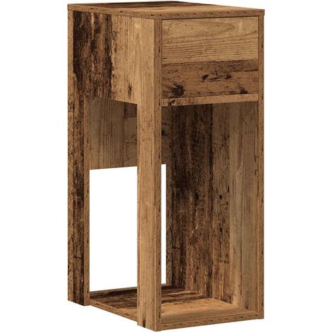 Maison Exclusive - Torre de ordenador con cajón madera vieja 30x4
