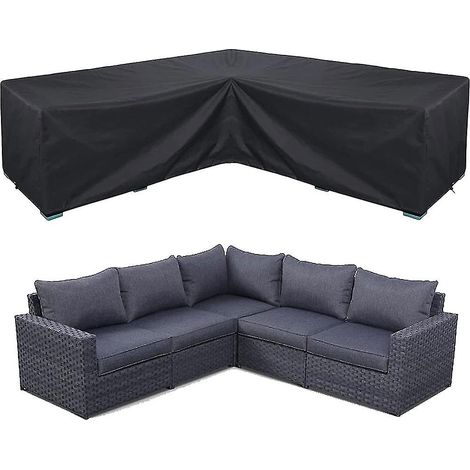 Housse imperméable pour canapé d'angle, ensemble de mobilier de jardin, housse pour mobilier d'extérieur modulable