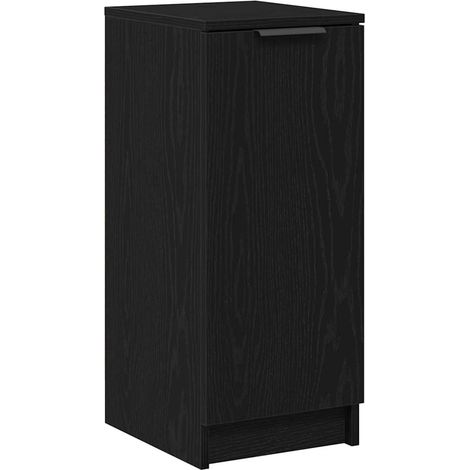 Maison Exclusive - Mobile per scarpe con lo scaffale Rovere Nero 29,5 x 35 x 70 cm