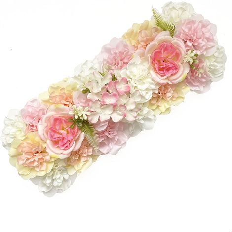 Fleurs artificielles mariage – Champagne – Soie – Décoration événement – Arrière-plan