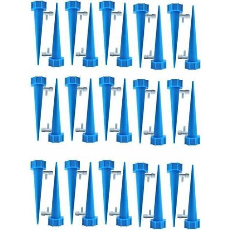 Bouteille d'arrosage goutte à goutte, arroseur automatique pour plantes, arrosage au goutte-à-goutte, avec vannes de régulation, pour jardin, maison, intérieur et extérieur (1/5)