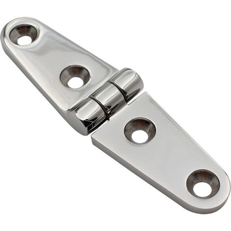 316 Stainless Steel Hinge 4 inch/6 inch Straight Hinge Deck Hinge Marine Yacht Hardware Hinge Accessories - 4 inch - Hinge 1 (1/3)