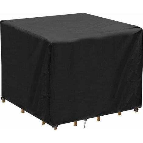 Housse salon de jardin carrée 90x90x90cm Tissu Oxford 420D imperméable et anti-UV Protection contre intempéries et déchirures (1/4)