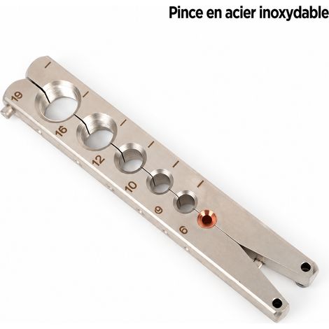 Barre de serrage métrique pour dudgeonnière excentrique pour tubes en cuivre 9 réf 4425 3,6 × 6,7 × 10 cm 35 g – Livraison gratuite