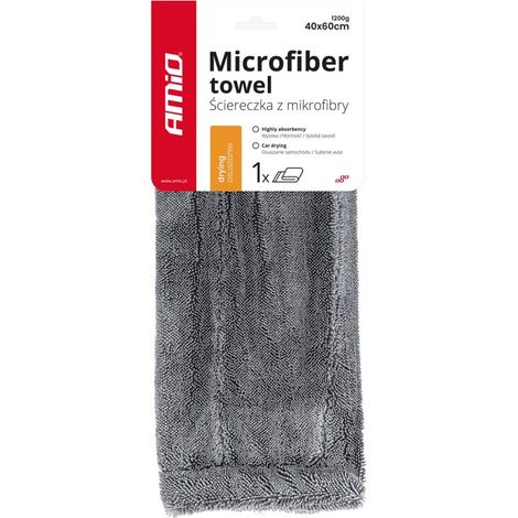 Chiffon microfibre pour sécher la peinture automobile 40x60 cm amio-03760 (1/2)