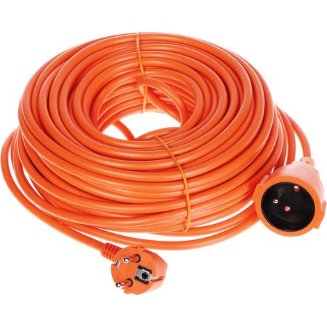 Rallonge avec mise à la terre PS-3X1.5-30M/ORANGE 30 m
