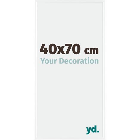 yd. - Cadre photo 40x70 - Blanc Brillant - Plastique - Bordeaux (1/5)
