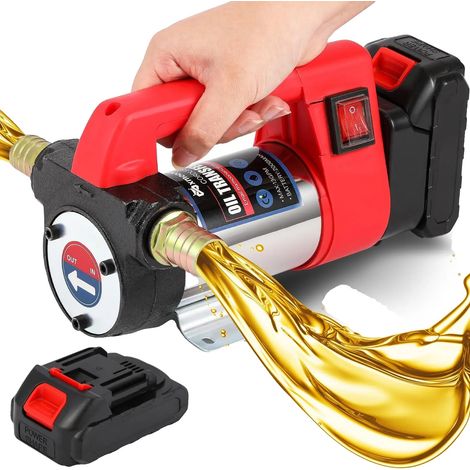Kraftstoffförderpumpe, elektrischer Betrieb, kompakte Bauweise, mit 1x Batterie (1/2)