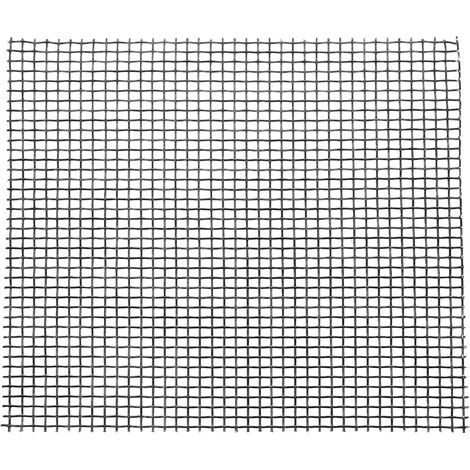 4 x 4 Inch Grillage Métallique, 1 PC 304 Acier Inoxydable Tissé Filtre À Air 2mm Trou 0.5mm Fil Dia PVC Revêtu Couverture Maille Clôture Feuilles Pour Cage Jardin Fenêtre DIY, Noir (1/5)
