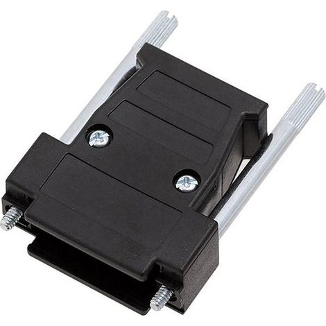 encitech D3PK09-P-LJS-K 1260-0102-01 Guscio SUB-D Numero Poli (num): 9 Plastica 180 ° Nero 1 pz.